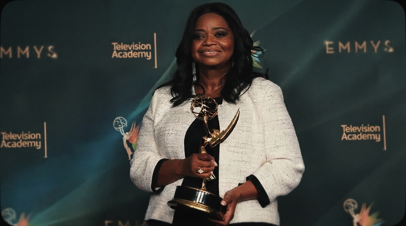 The Creative Arts Emmy Awards stage with golden statuettes, highlighting the dominance of streaming services and the success of FX's Shōgun.